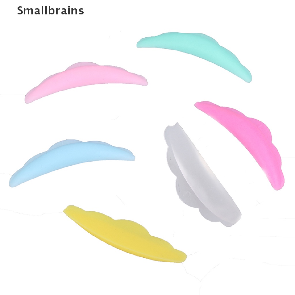 [Hàng mới về] Set 5 cặp đệm uốn cong lông mi bằng silicon nhiều cỡ XS S M L XL