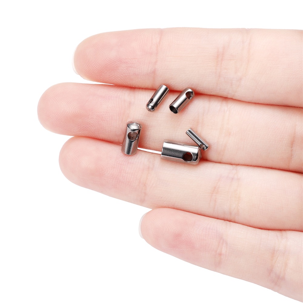 Set 10 khóa dây chuyền/ vòng tay St.kunkka bằng thép không gỉ đầu tròn