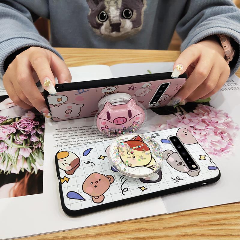 GLISTEN Ốp Lưng Silicone Chống Bụi Cho Samsung Galaxy S10 5g / Sm-G977N