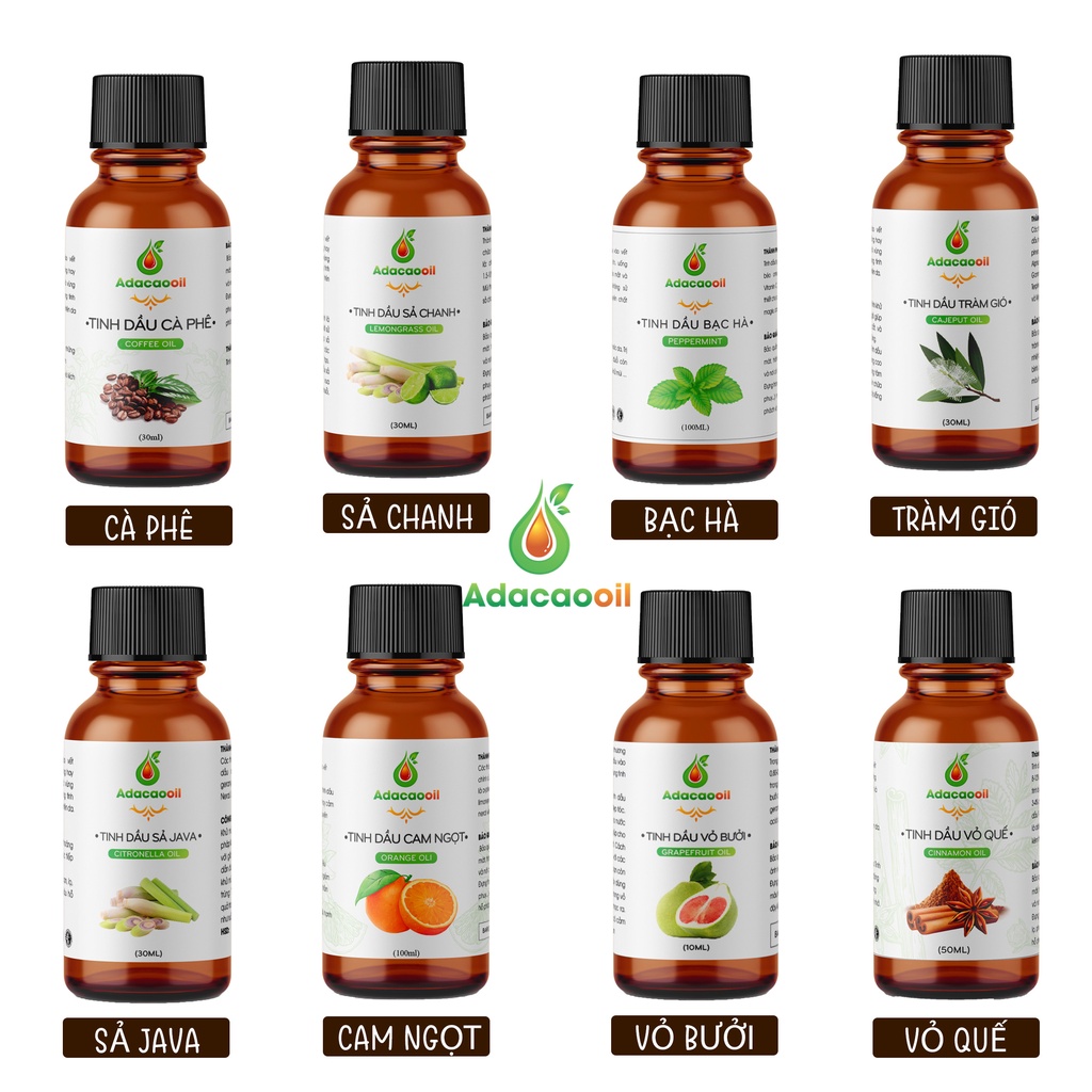 LiLi OiL Tinh Dầu Xông Phòng Nguyên Chất Nhiều Mùi Hương Lọ 10ml