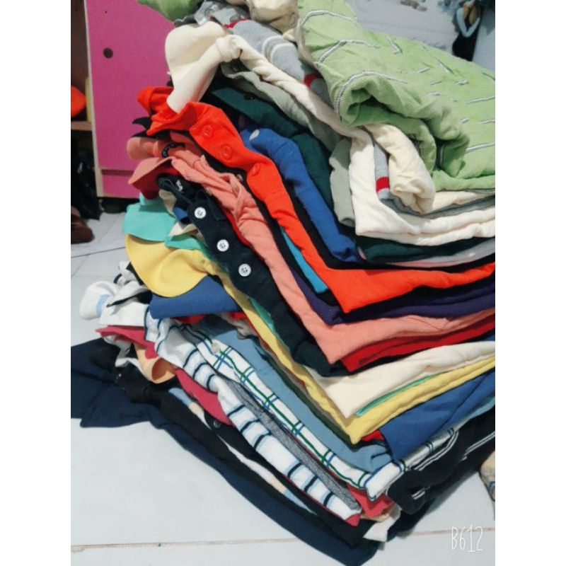 Áo polo loại 2 mix đuôi 2hand ( ngẫu nhiên ko chọn mẫu ) chỉ chọn size