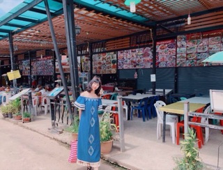 [HÀNG ORDER] VÁY MAXI BOHO TRỄ VAI TAY BỒNG (ảnh thật)