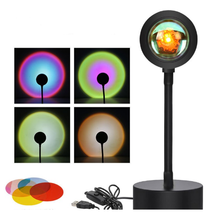 Đèn led 4 màu trong 1 sống ảo tiktok triệu view 2021 hoàng hôn, cầu vòng, mặt trời, chup ảnh quay video tiktok