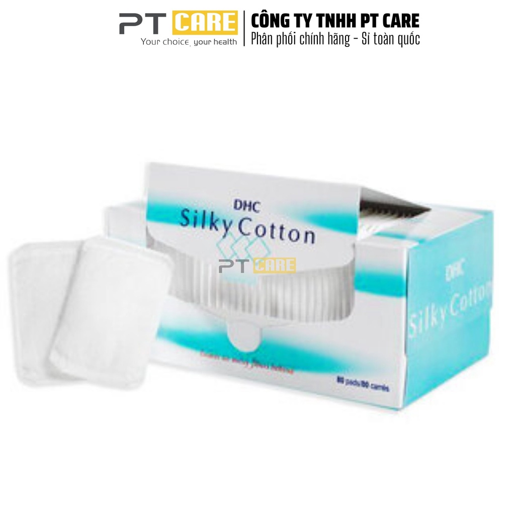 PT CARE | Bông Tẩy Trang DHC Silky Cotton 80pc