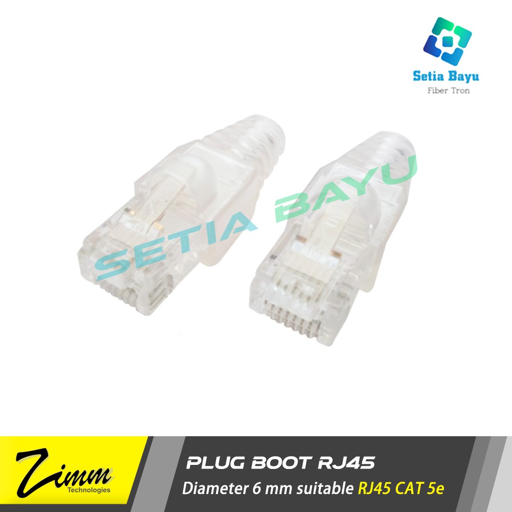 Plugboot Rj45 Utp Ftp Cat 5e Zimlink Ecer Lan Protector