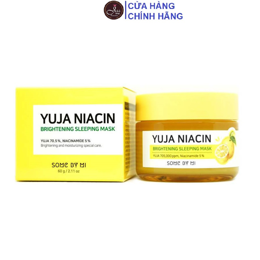 Mặt Nạ Ngủ Dưỡng Ẩm Sáng Da Some By Mi Yuja Niacin 30 Days Miracle Brightening Sleeping Mask 60g