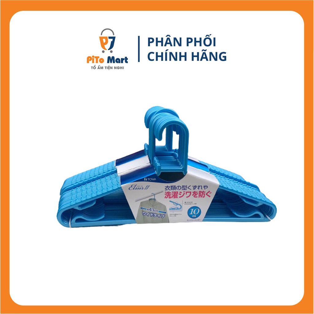 Móc Phơi Quần Áo Towa Thiết Kế Giảm Trơn Trượt Nội Địa Nhật Chính Hãng