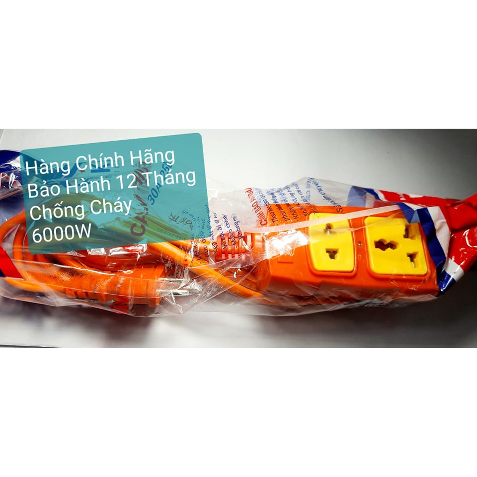 Ổ Cắm Điện Dây Dài 3m Chống Cháy, Chống Va Đập, Ba Chân, An Toàn Sử Dụng Hinoki