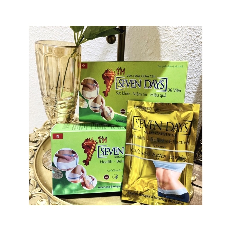 [CAM KẾT HÀNG CHÍNH HÃNG ] VIÊN UỐNG GIẢM CÂN SEVEN DAY THẢO DƯỢC