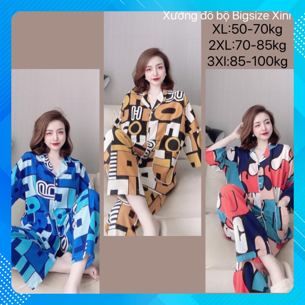 Đồ Bộ Bigsize dài Cánh dơi lập thể sang chảnh cho nữ 50-90kg