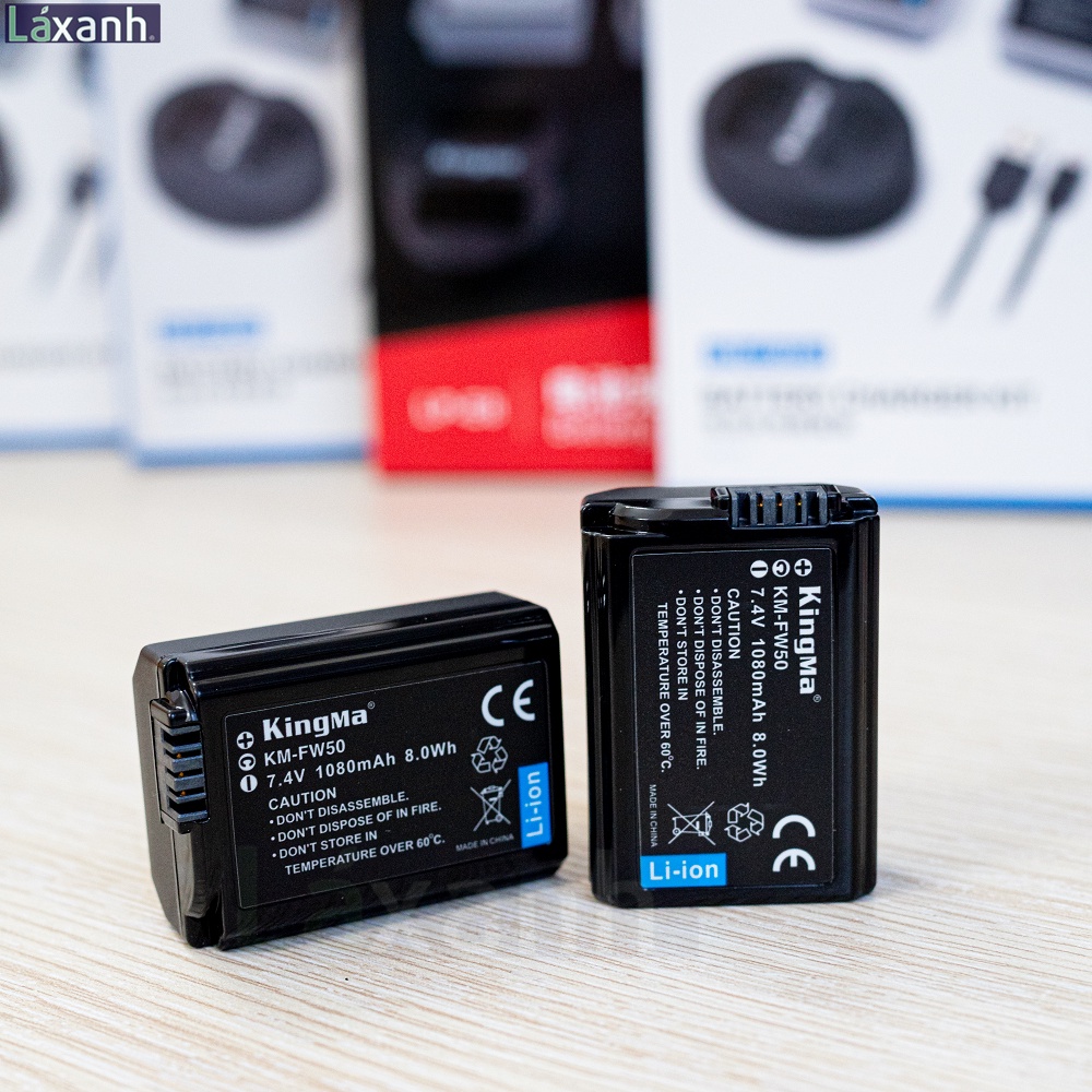 Sony NP-FW50 | Pin và Dock Sạc máy ảnh SONY FW50 NP-FW50 NPFW50 SONY A6000 A6300 A6400 A7 A3000 A5000 A6500 NEX 5 6 7