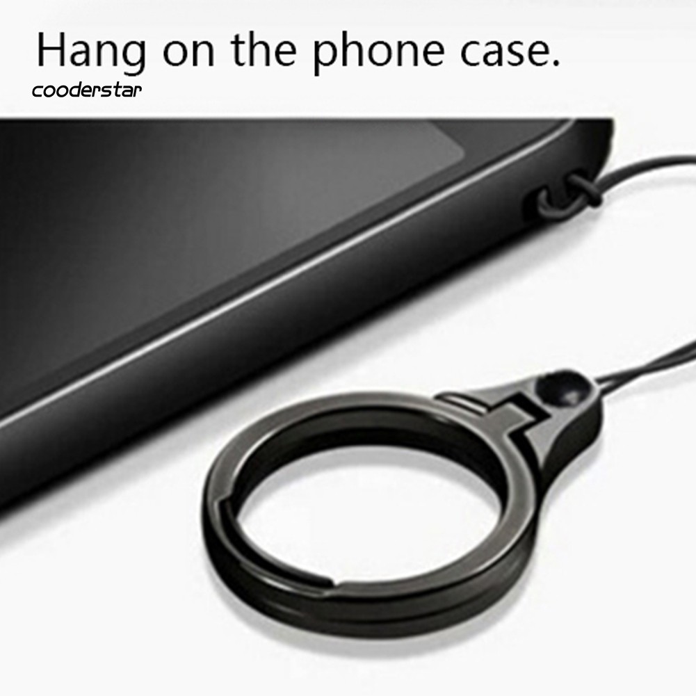 Giá đỡ điện thoại dạng nhẫn bằng kim loại 2 trong 1 tiện dụng