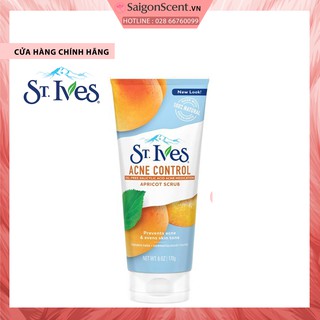Tẩy tế bào chết St. Ives Acne Control Apricot Scrub ( 170g )