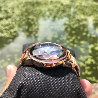 Đồng hồ Nữ Mobangtuo 2018 , Khoá Nam Châm Mặt Đá Kim Cương Cao Cấp , FullBox, Tặng kèm Lắc Tay.