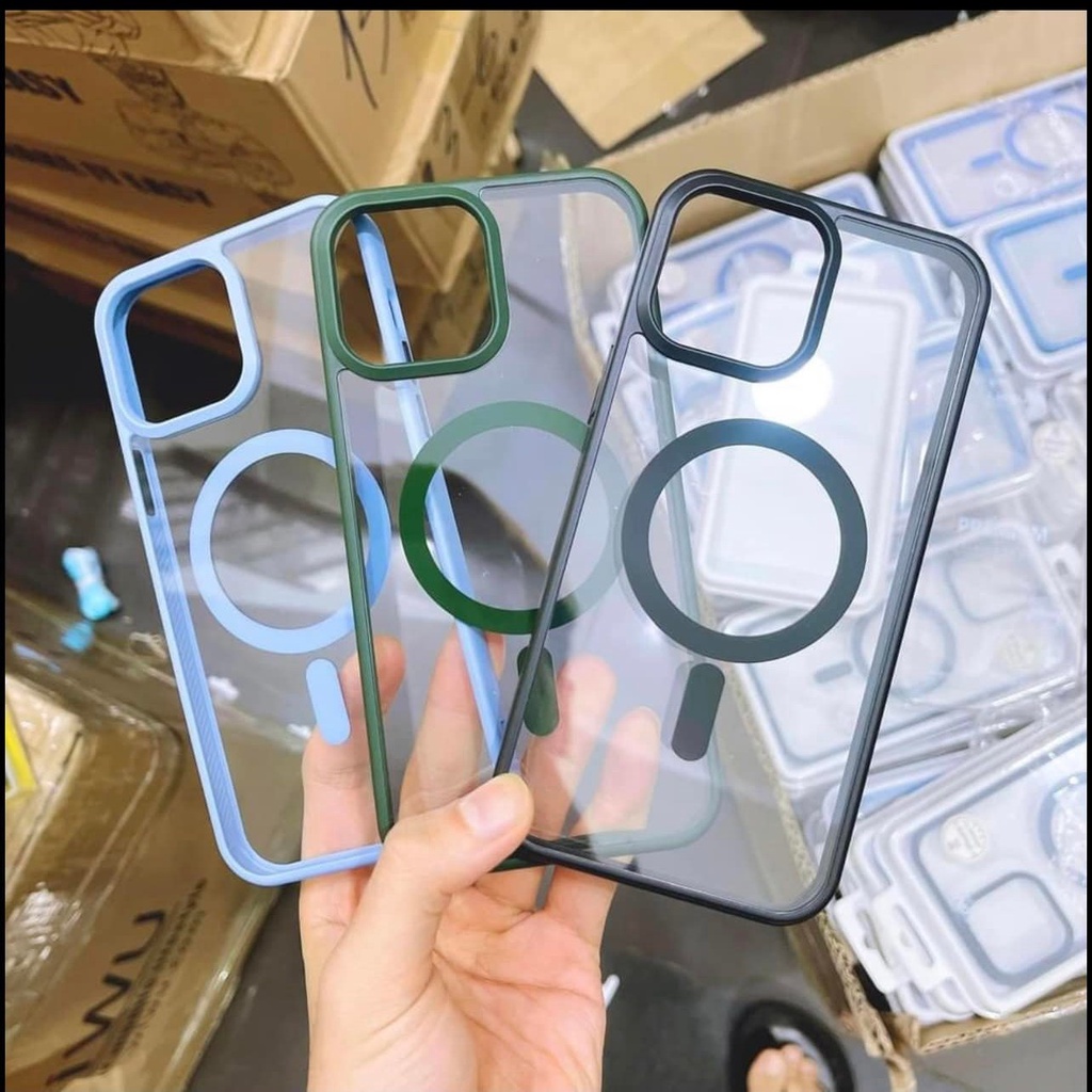 Ốp lưng  chính hãng X&M viền màu cho iP 12 Promax/ 13/ 13 Pro/ 13 Promax