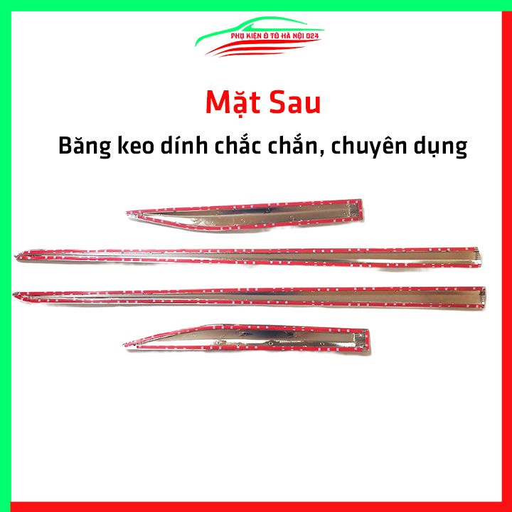 Bộ ốp nẹp sườn Camry 2019-2022 mạ crom trang trí làm đẹp xe