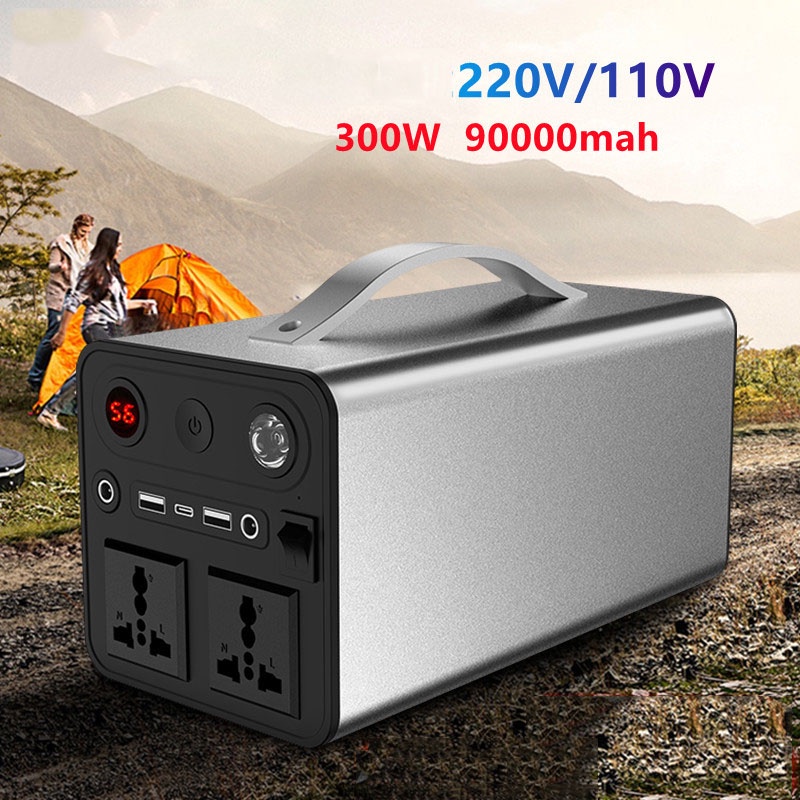 Pin Sạc Trạm sạc dự phòng 90000mAh Công suất 300W