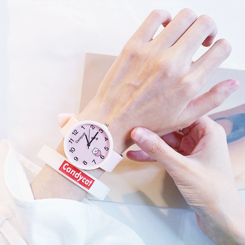 (Giá sỉ) Đồng Hồ Trẻ Em Candycat C89, Mặt Tròn Số Họa Tiết Gấu Con Mặt Ngố Siêu Dễ Thương, Dây Silicon Mềm Dẻo | BigBuy360 - bigbuy360.vn
