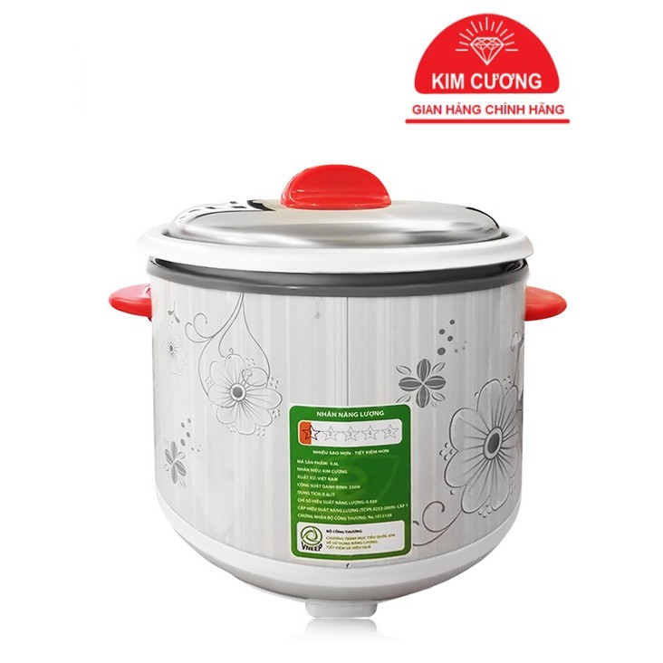 KC 0.6L - NỒI CƠM ĐIỆN MINI KIM CƯƠNG 0.6L  BẢO HÀNH CHÍNH HÃNG 12 THÁNG
