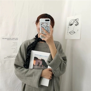Áo len dáng rộng sẻ tà [ OD]