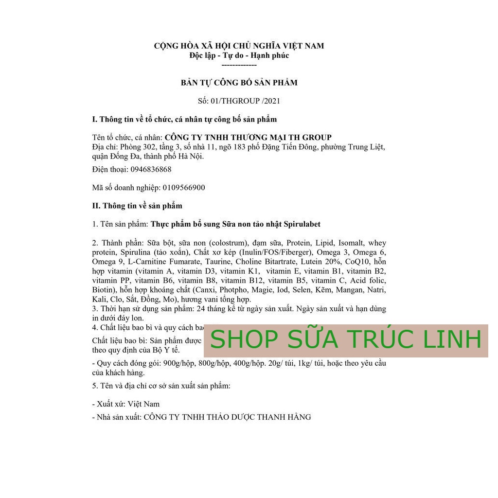 SỮA NON TẢO NHẬT SPIRULABET- SỮA NON DINH DƯỠNG CHO NGƯỜI TIỂU ĐƯỜNG