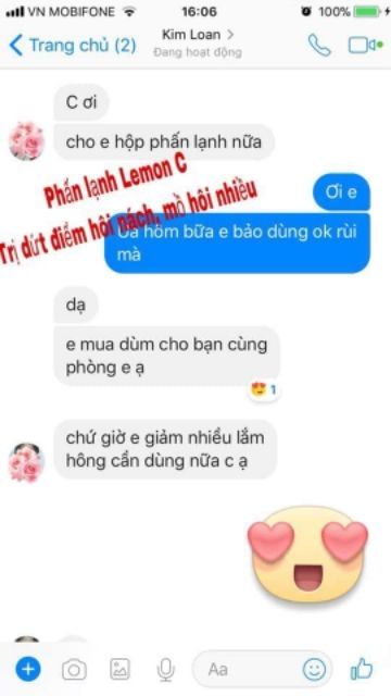 Phấn lạnh Lemonc xoá tan nỗi lo hôi nách