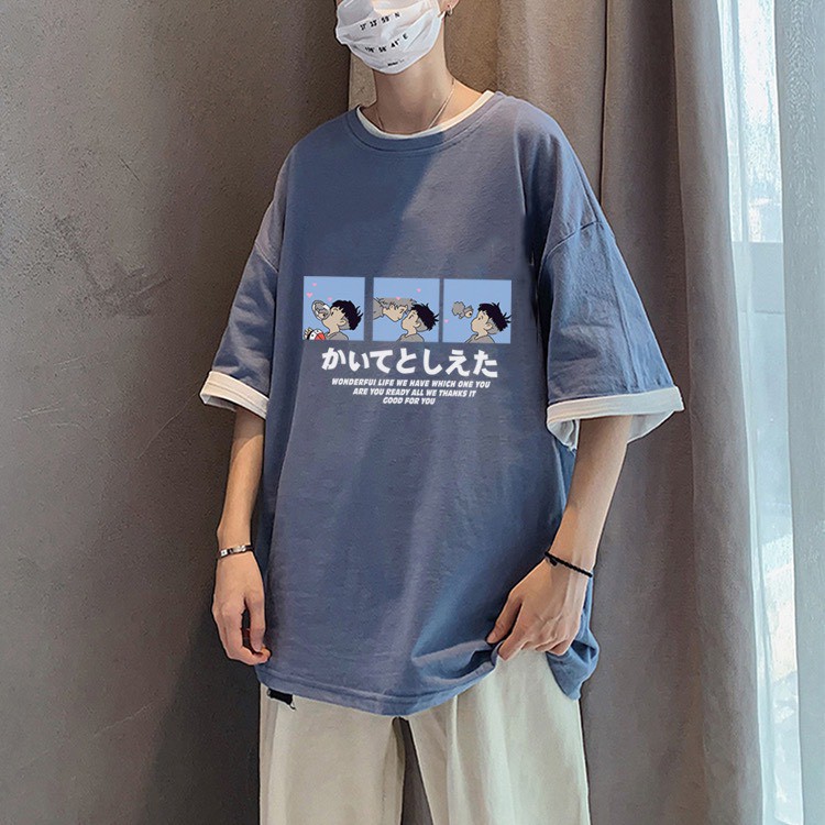 Áo Thun From Rộng Unisex Tay Lỡ - TTL821 Wonderful - Chất Cotton Siêu Mềm Mát - Oversize &lt; 75kg
