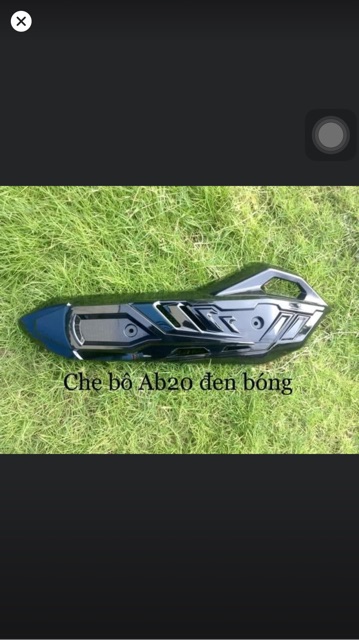 Ốp bô đen bóng xe air blade 2020