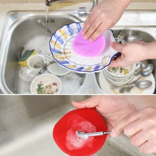 [SIÊU RẺ] Miếng rủa bát cọ chùi silicon tiện dụng
