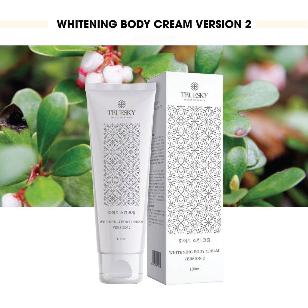 Kem ủ trắng toàn thân Truesky Version 2 giúp làm trắng da body 100ml - Whitening Body Cream