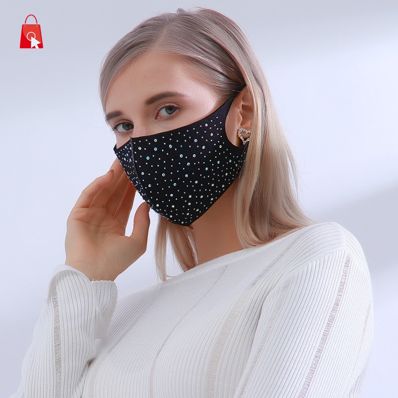 Mặt Nạ Đính Đá Lấp Lánh Quyến Rũ Thời Trang Cho Nữ JP1