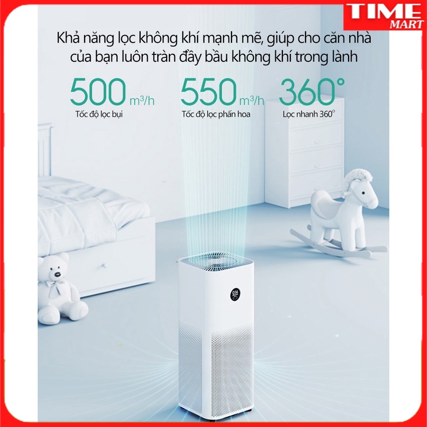 Máy Lọc Không Khí Xiaomi Smart Air Purifier 4 Pro [TIME_MART siêu thị tiện ích gia đình]
