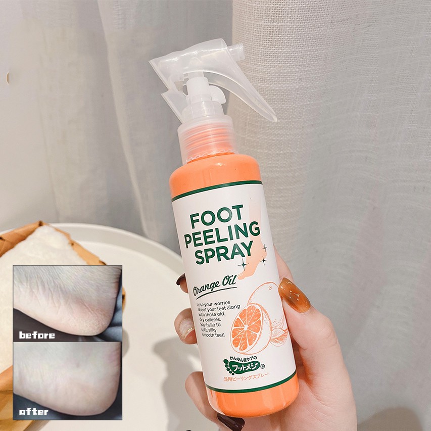 Chai xịt FOOTMEDI chăm sóc da chân tẩy tế bào chết hiệu quả dung tích 100ml