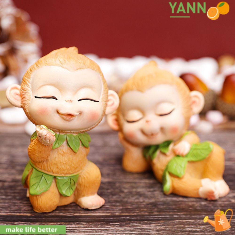 Mô Hình Tượng Vua Khỉ Bằng Nhựa Resin Trang Trí Nội Thất / Xe Hơi / Phòng Khách 1