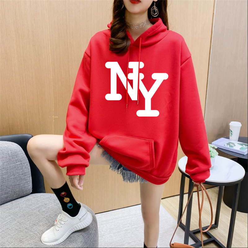 NRVP Áo Nỉ Nữ Dài Tay Có Mũ Thời Trang Hàn 2020