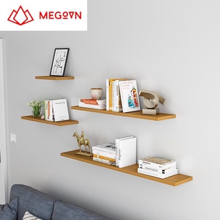 Kệ gỗ treo tường, kệ trang trí MEGOVN, decor phòng ngủ, phòng khách đẹp