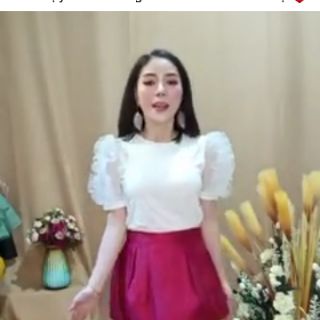 Áo thun tay bồng ren cao cấp