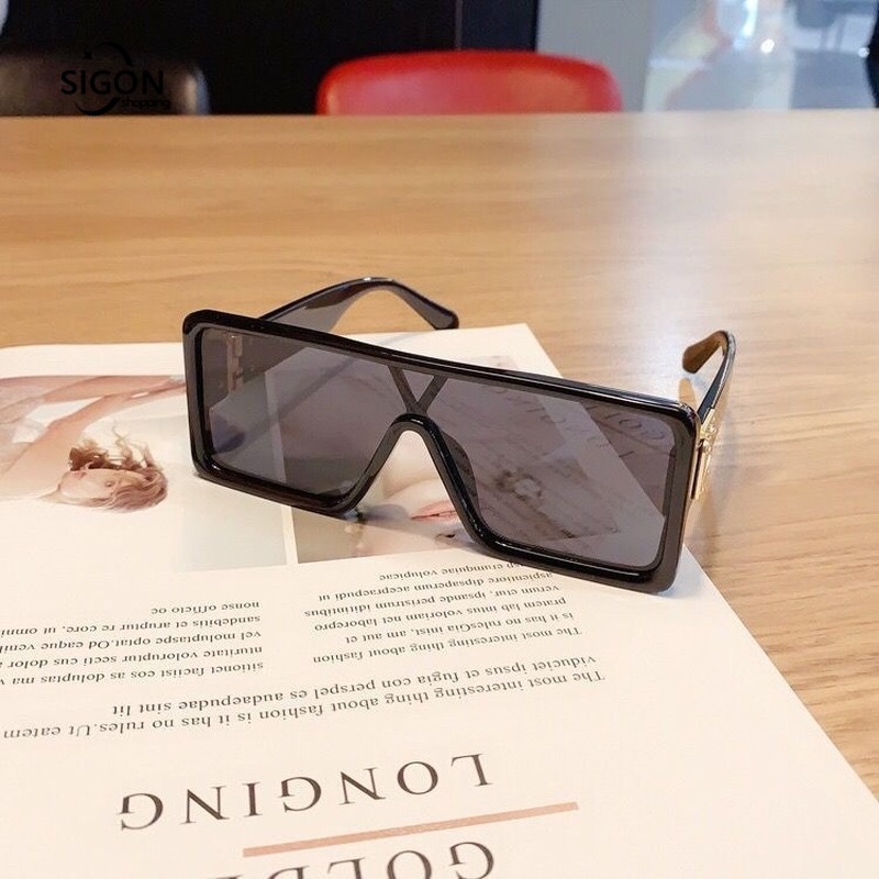 Kính Mát Gọng Vuông Phong Cách Retro Thời Trang Cho Nữ