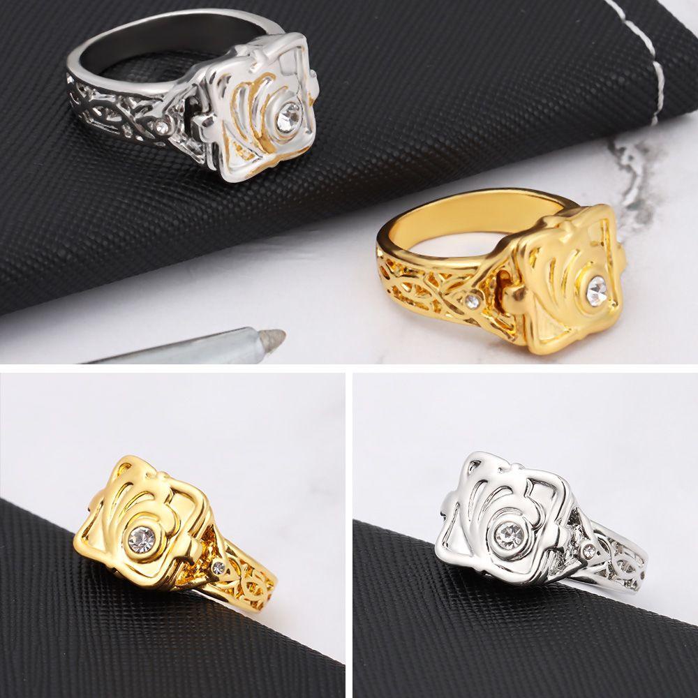 Nhẫn Đeo Tay Khắc Hình Vỏ Sò Màu Trắng Sang Trọng Thời Trang Cho Nam