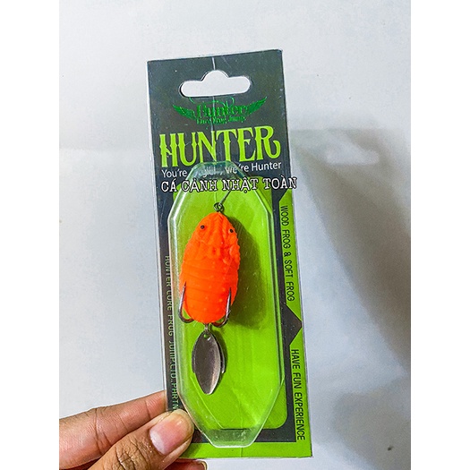 MỒI GIẢ LURE HUNTER V4 THÁI LAN NHÁI HƠI CÂU CÁ