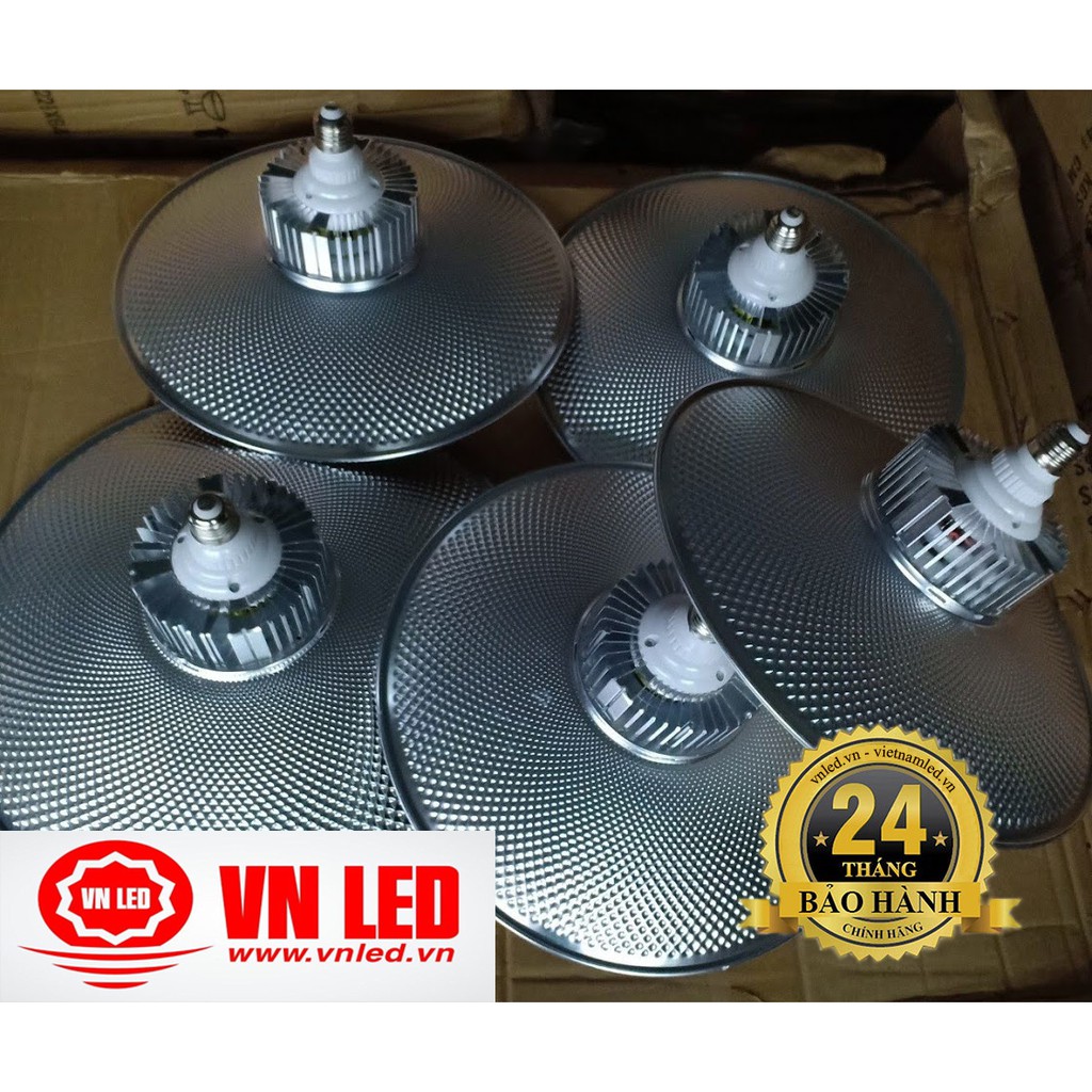 Đèn led thả 50W, 70W,đèn nhà xưởng treo trần đui xoáy E27