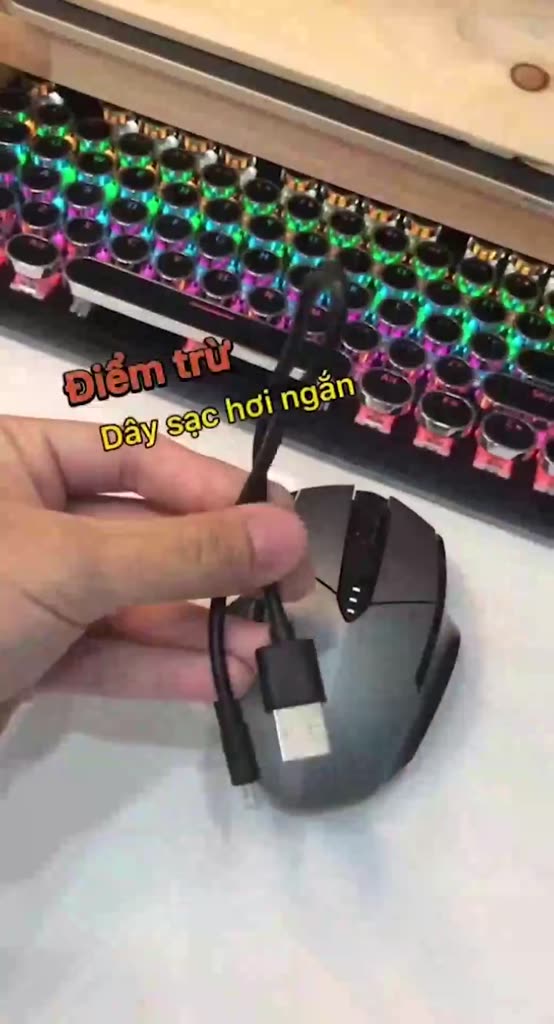 Chuột không dây Pin Sạc Inphic PM6 - Chuột gaming Bluetooth, Wireless cao cấp chống ồn bấm siêu êm không cần thay pin | BigBuy360 - bigbuy360.vn