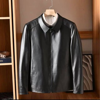 ( ÁO DA THẬT 100%) ÁO DA CỪU CỔ BẺ
