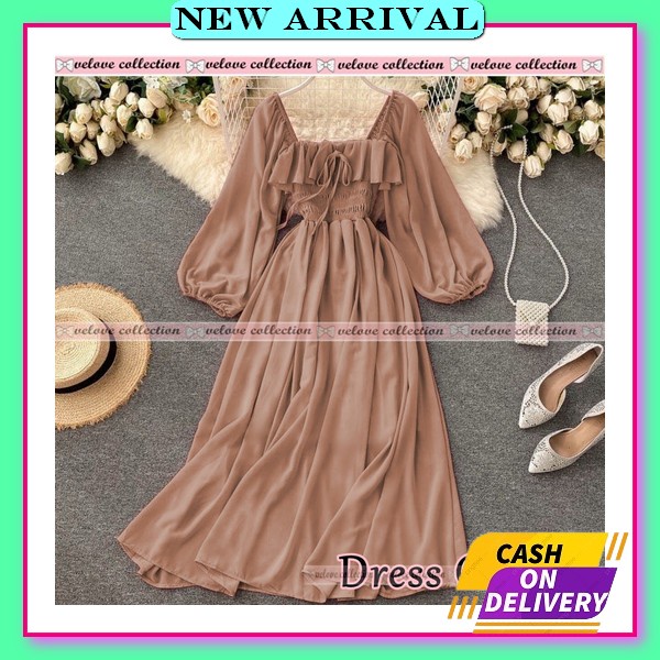 Bộ Đầm Dự Tiệc Giáng Sinh Năm Mới Phong Cách Hàn Quốc Mới Nhất Cho Nữ Tuổi Teen Bhn Bhn Brocade Corneli Size L 2021 2022