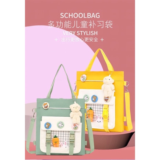 Túi Tote Thời Trang Cho Các Bạn trẻ - tote Gài Nắp Trong