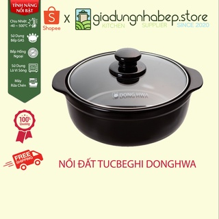[Chính Hãng] Nồi Đất Cao Cấp Tucbeghi Nắp Kiếng Dong Hwa ( 750ml ~ 2.7L )