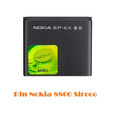 Pin Nokia 8800 Mã BP-6X hàng zin hàng sịn giá rẻ chuẩn Zin 100%