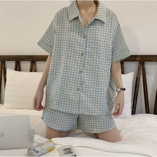 Set Bộ Sơ Mi Jem closet  Kẻ Caro OWW - 8132