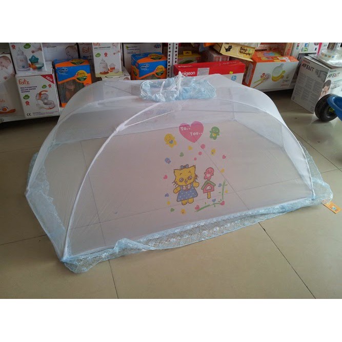 Màn chụp trẻ em Thái Lan gấp gọn 1m1-1m2 cao cấp