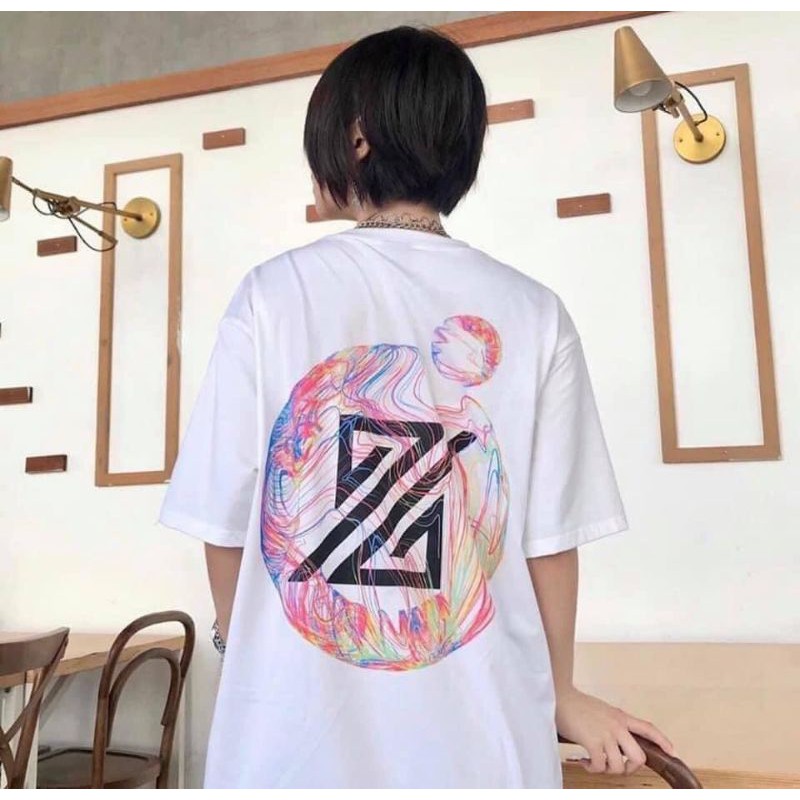 [ RẺ VÔ ĐỊCH] Áo Thun Tay Lỡ Phom Unisex Logo In 5D Siêu Nét(hình chụp thật 100%)